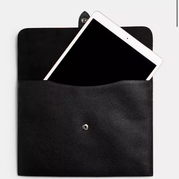 NWT Coach leather Tablet Sleeve - Picture 3 of 7